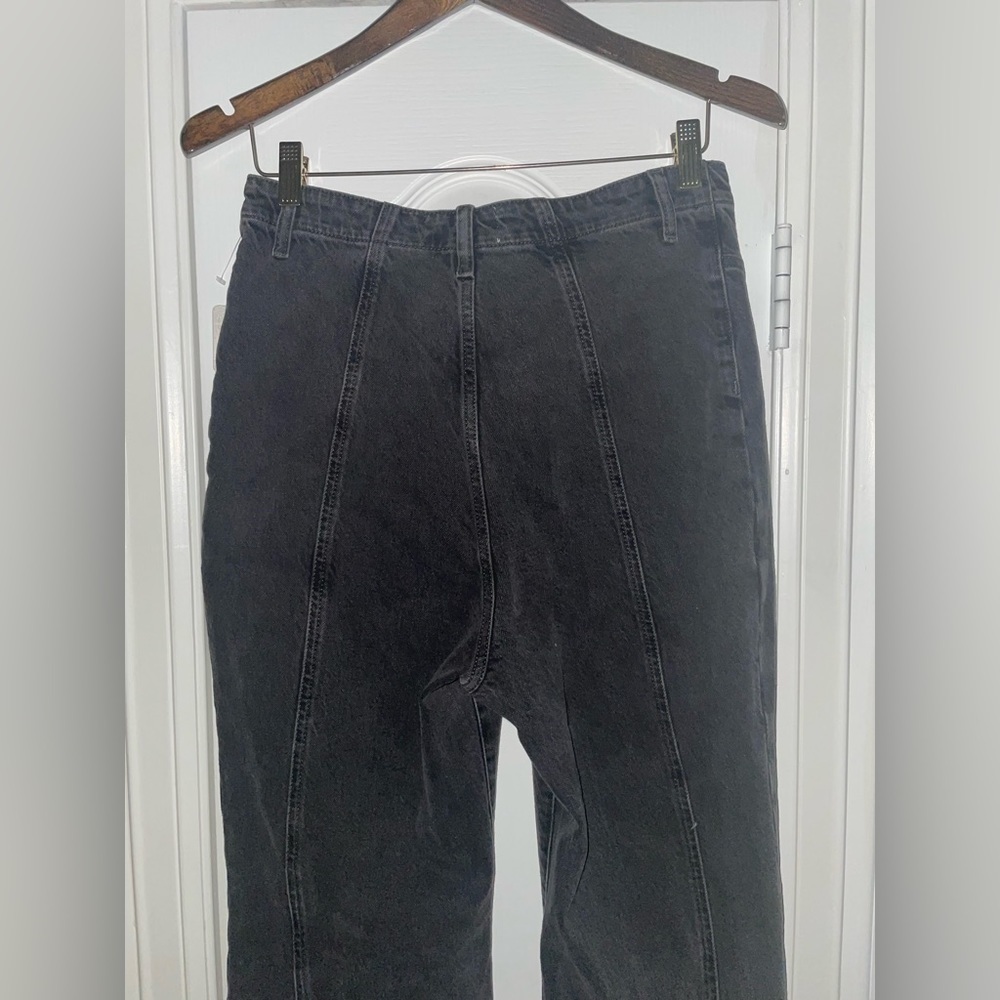 FREE PEOPLE Black Coal We The Free Florence Flare Jeans - Picture 13 of 16